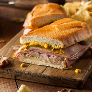 Chicken Cubano Sandwich