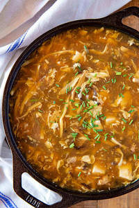 Hot and sour soup                            