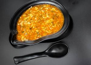 Prawns Burnt Garlic Soup