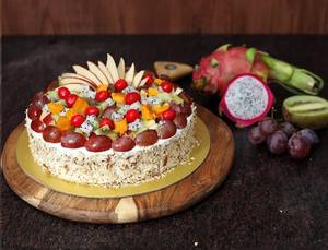 Fresh Fruit Cake Eggless N