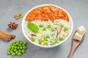 Butter Panner With Veg Pulav