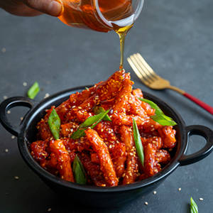 Honey Chilli Potatoes