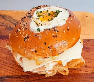 Mafia Boss Bagel Sandwich