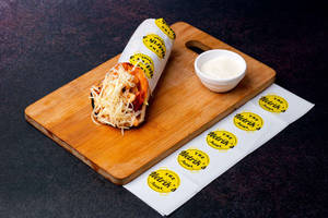 Cheesy paneer shawarma