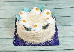 White Forest Orange Flavoured Cake [500 Grams]