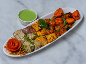 Paneer Tikka Steak Platter(Recomended)