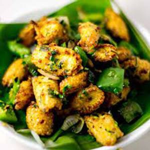 Baby Corn Mushroom Pepper Salt