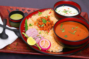 Rajma  Chawal + Dahi