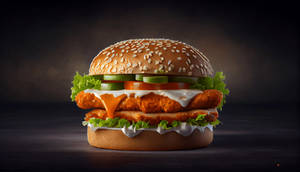Veg Paneer Cheesy Burger