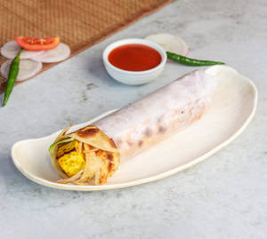 Double Egg Double Paneer Roll