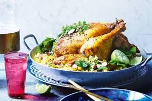 Chicken Biryani + Chicken Roast