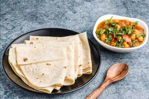 Chana Masala With 5 Rumali Roti