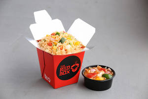 Vegetable Indo Fried Rice With Cantonese Vegetables