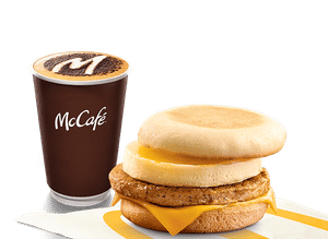Sausage & Egg McMuffin Sandwich Combo