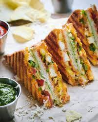 Tandoori cheese grilled sandwich