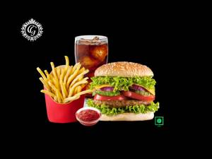 Craving Grave Veg Classic Burger Meal