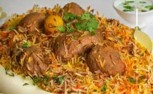 Mutton Egg Biriyani