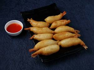 Golden Fried Prawns