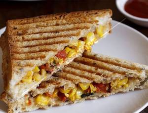 Mushroom Cheese Sandwich Grilled