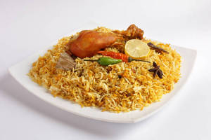 Chicken Biryani With Raita 