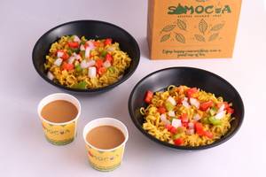 2 Veg Maggi + 2 Elaichi Chai