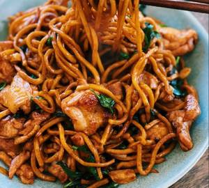Chicken noodles