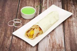 Double egg double paneer roll
