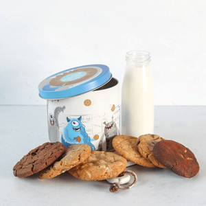 Assorted Cookie Tin Box of 6 Cookies