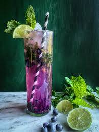 Blueberry mojito