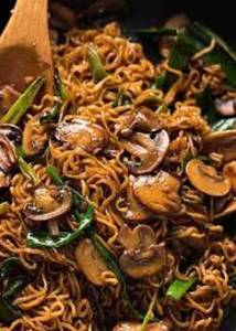 Mushroom Fried Noodles