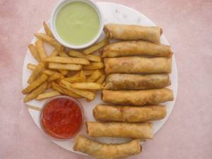 Fries + Spring Roll