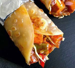 Veg Tomato and Paneer Cheese Roll