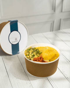 Angamaly Manga curry - Rice & Curry in a bowl