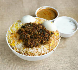 Mutton Keema Biryani
