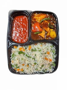Paneer Chilly Gravy + Fried Rice Combo