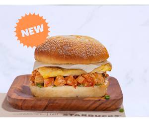 Chilly Chicken in English Muffin