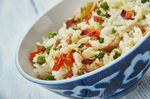 Veg Burnt Garlic Rice