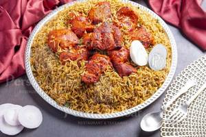 Chicken Tikka Kepsa Chilly Rice