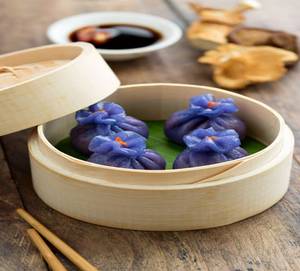 Wild Mushroom Purple Dumpling