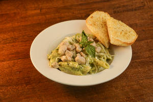 Chicken pesto pasta