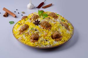 Lucknowi-Meat Ball Biryani - Serves 1