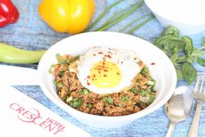 Singapore Chicken Fried Rice