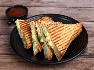 Spicy Cheese Grilled Sandwich