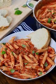 Beef Arrabiata Pasta