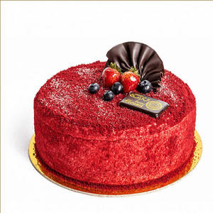 Eggless Pure Red Velvet Cake [ 450 Grams ]