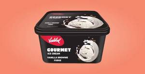 Vanilla Brownie Fudge Ice Cream [1 Tub, 750ML]