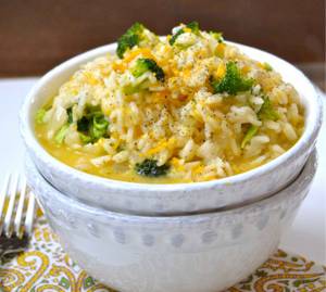 Brocolie Cheese Rice Bowl