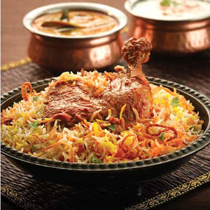 CHICKEN HYDERABADI DUM BIRYANI - FULL