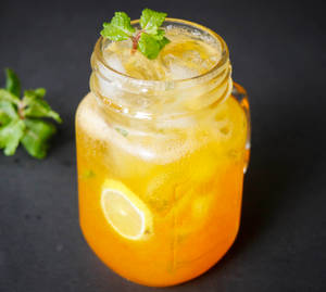 Peachy Sunrise Mocktail 
