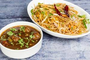 Chowmein With Manchurian